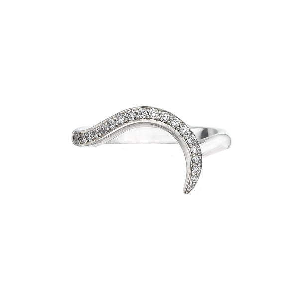 shaun leane Entwined50 Eternity Ring - 18ct White Gold & 0.35ct Diamond