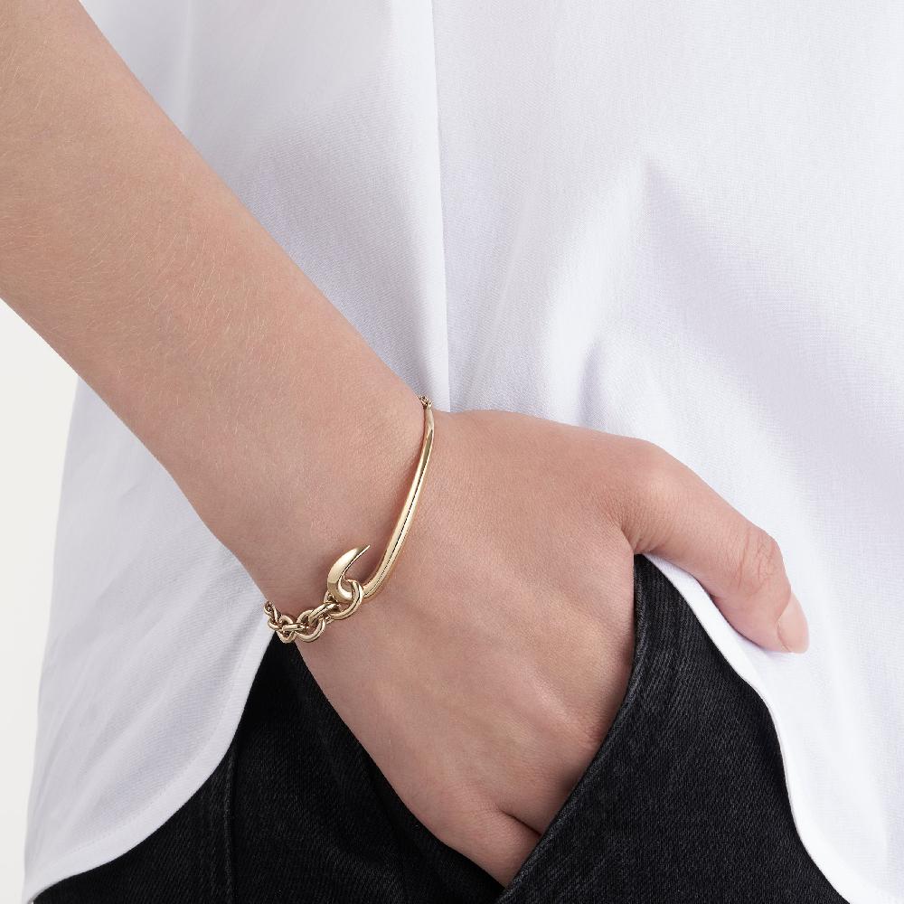 Shaun Leane Hook Chain Bracelet - Yellow Gold Vermeil