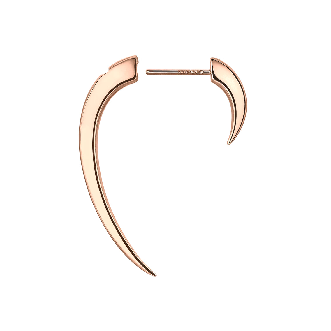 Shaun Leane Hook Single Size 2 Earring - Rose Gold Vermeil
