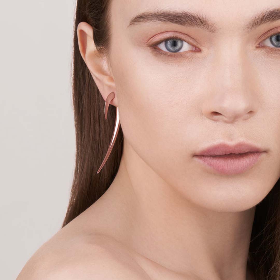 Shaun Leane Hook Single Size 2 Earring - Rose Gold Vermeil