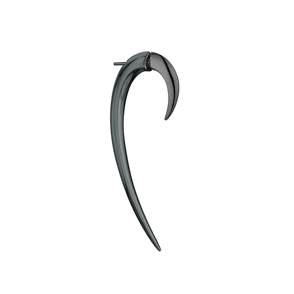 shaun leane Hook Single Size 2 Earring - Silver Black Rhodium
