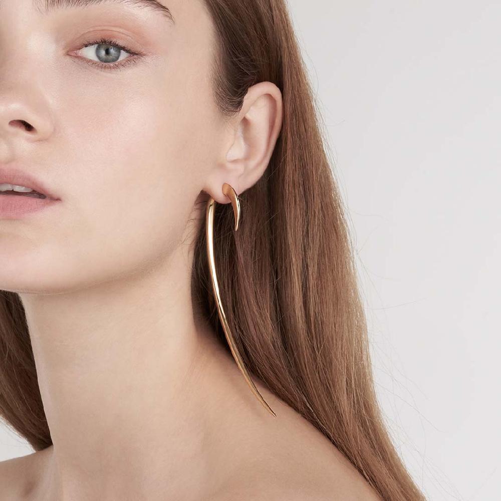 Shaun Leane Hook Single Size 4 Earring - Yellow Gold Vermeil