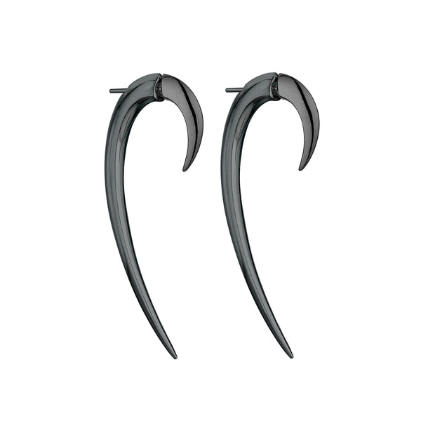 shaun leane Hook Size 2 Earrings - Silver Black Rhodium