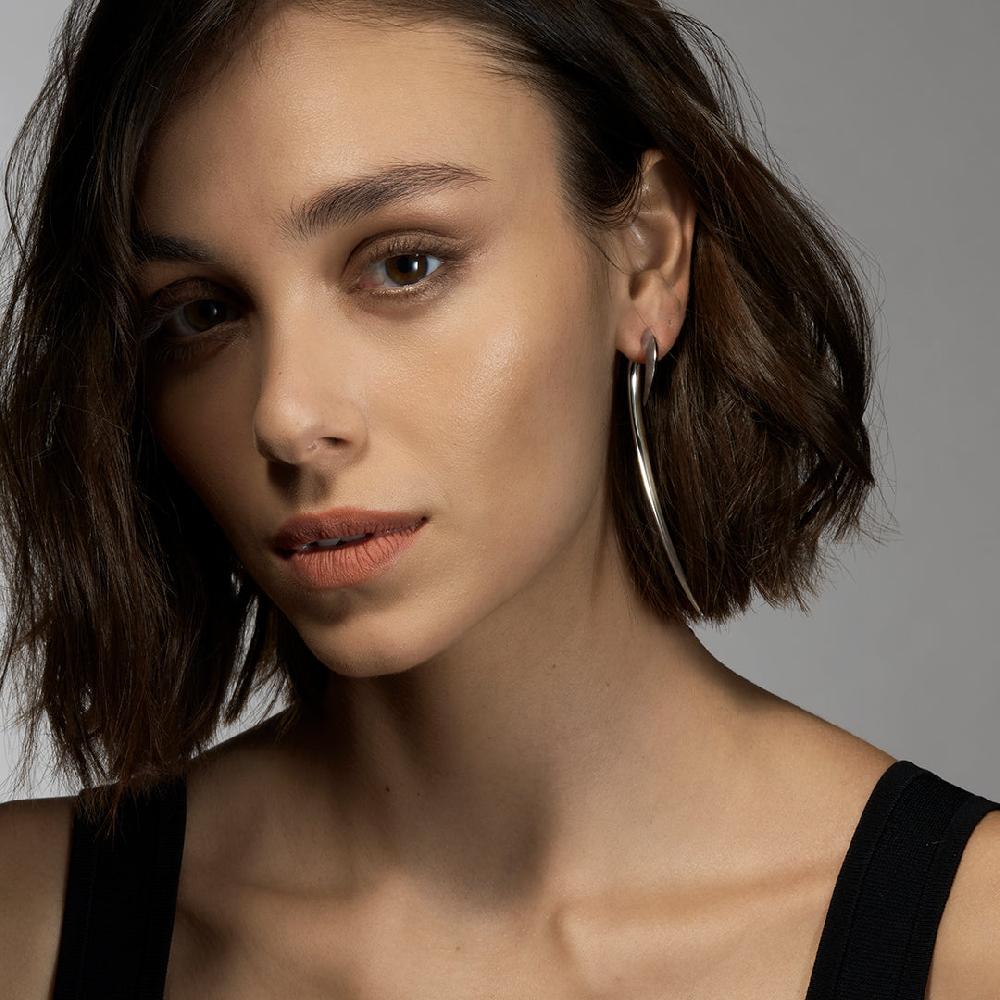 Shaun Leane Hook Size 3 Earrings - Silver Black Rhodium