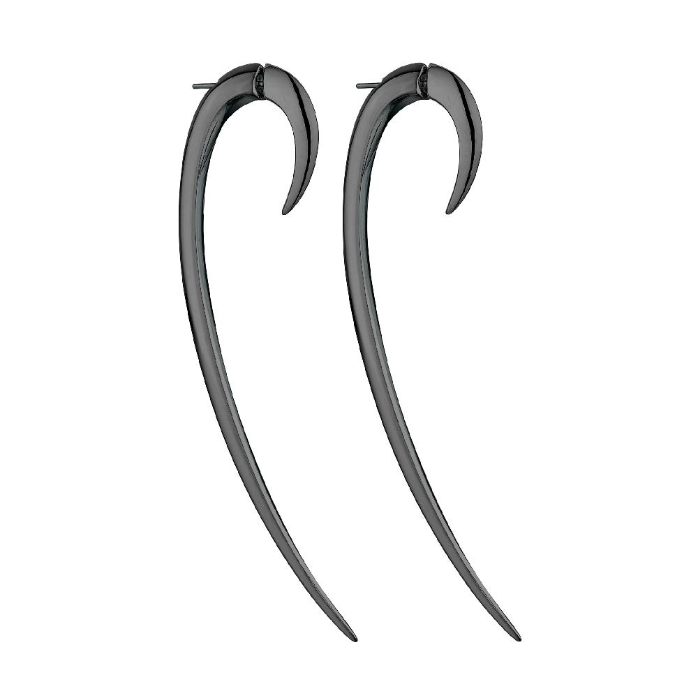 Shaun Leane Hook Size 3 Earrings - Silver Black Rhodium