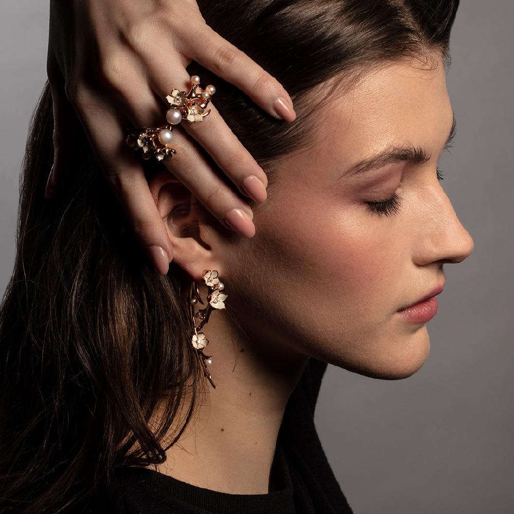 Shaun Leane Iconic Cherry Blossom Box Set - Rose Gold Vermeil & Diamond