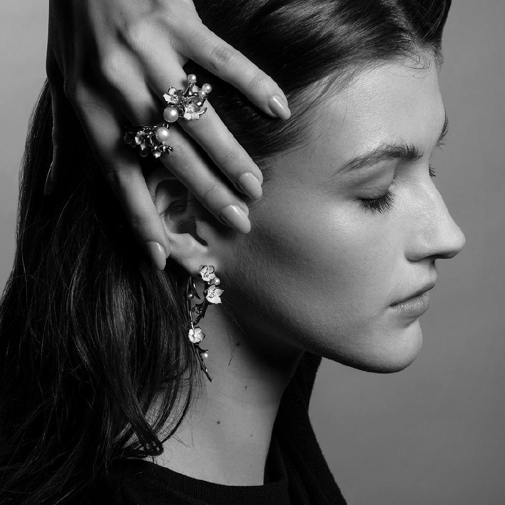 Shaun Leane Iconic Cherry Blossom Box Set - Silver & Diamond