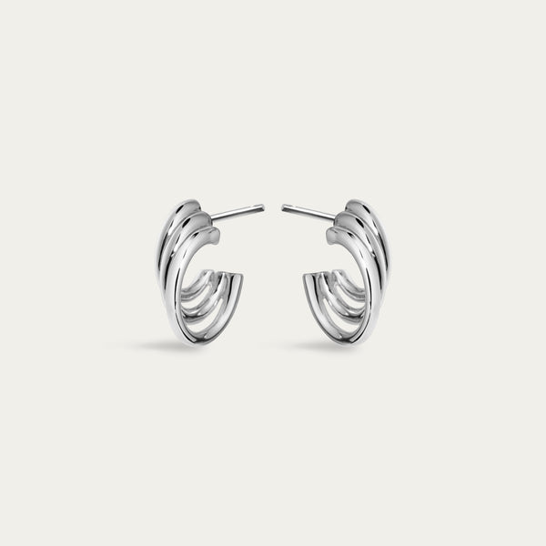 shaun leane Iconic Silhouettes Bound Hoop Size 2 Earrings - Silver