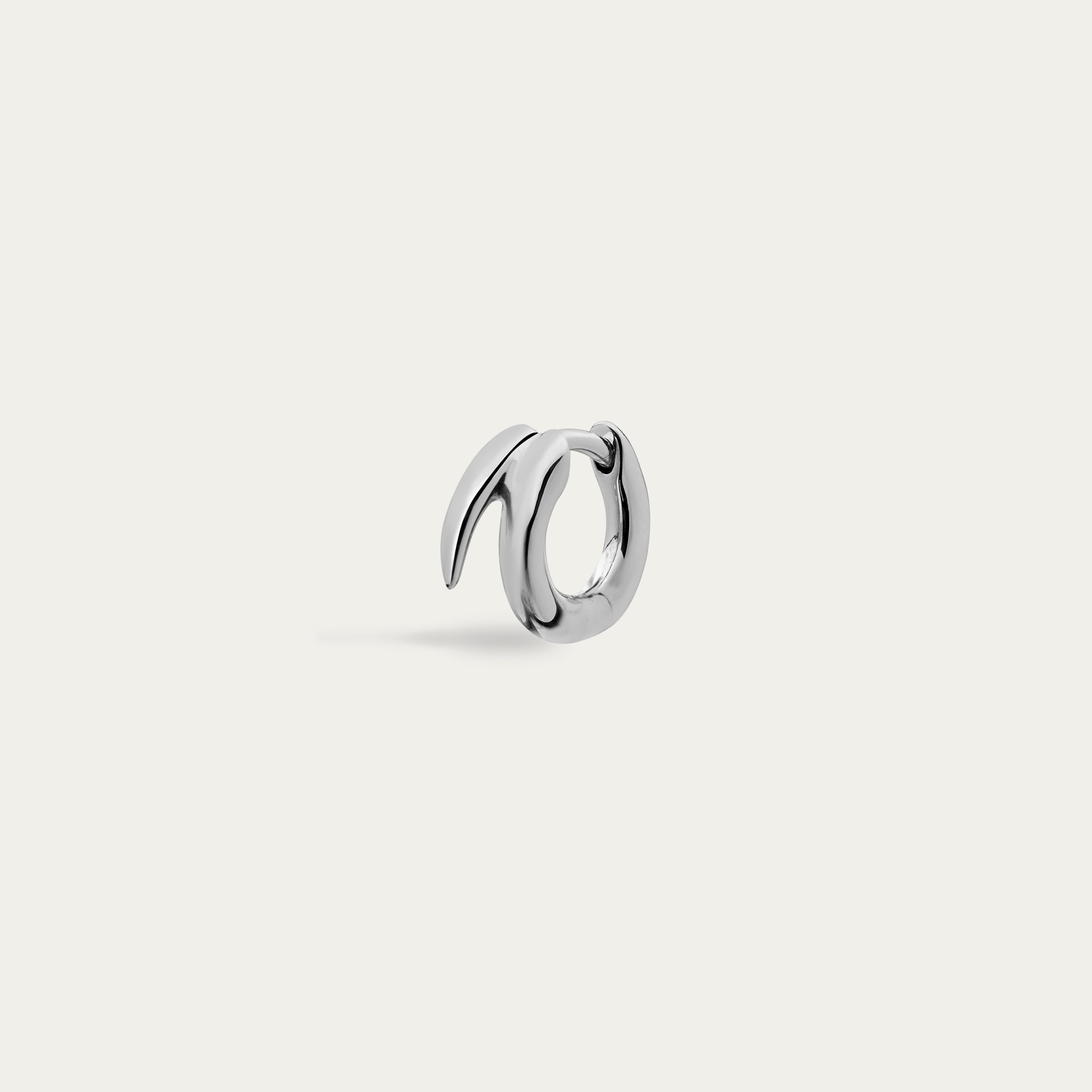 Shaun Leane Iconic Silhouettes Quill Mini Hoop Earrings - Silver