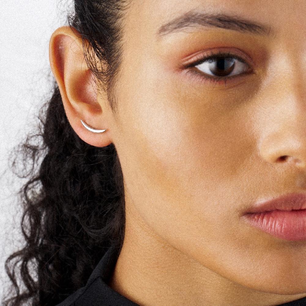 Shaun Leane Iconic Silhouettes Quill Stud Earrings - Silver