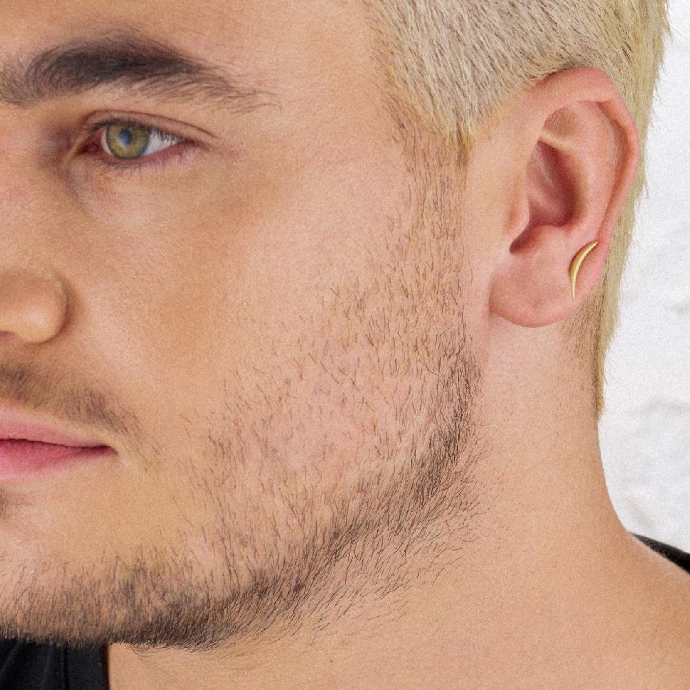 Shaun Leane Iconic Silhouettes Quill Stud Earrings - Yellow Gold Vermeil