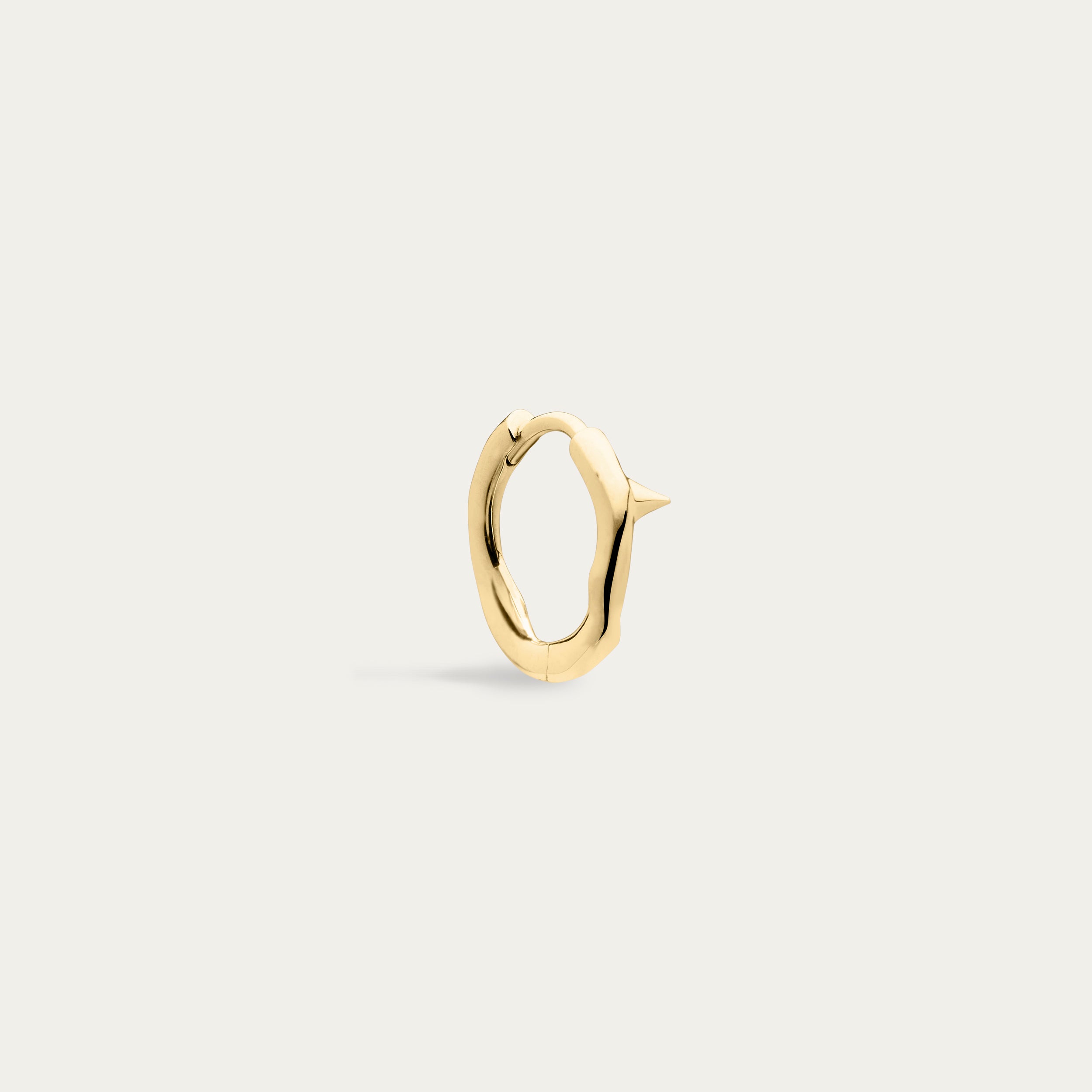 Shaun Leane Iconic Silhouettes Rose Thorn Mini Hoop Earrings - Yellow Gold Vermeil