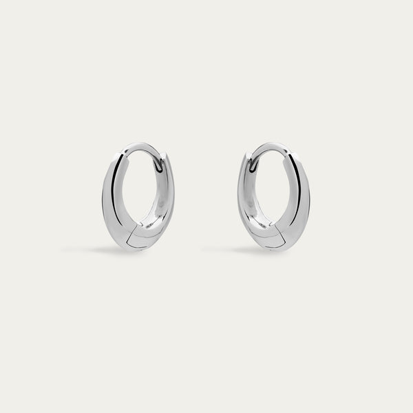 shaun leane Iconic Silhouettes Sabre Mini Hoop Earrings - Silver