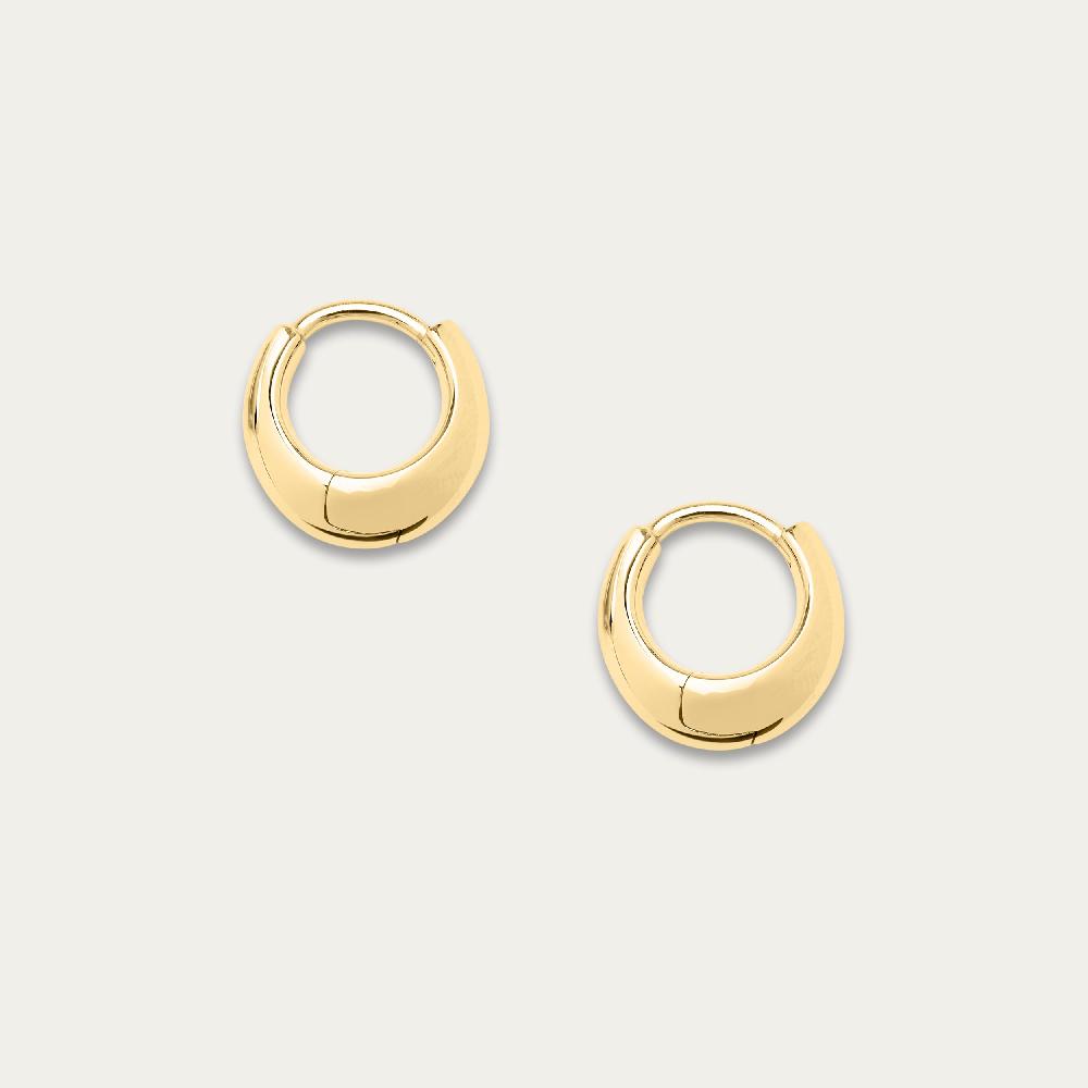 Shaun Leane Iconic Silhouettes Sabre Mini Hoop Earrings - Yellow Gold Vermeil