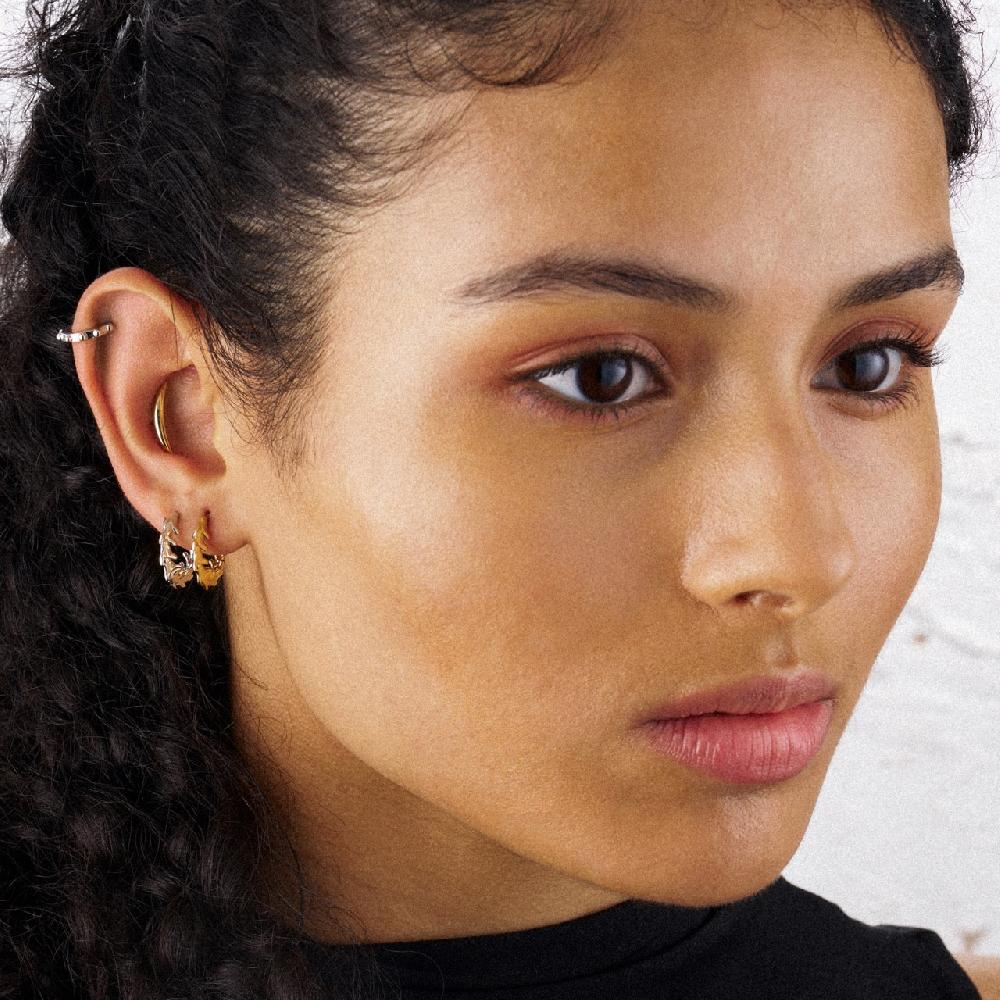 Shaun Leane Iconic Silhouettes Serpent's Trace Mini Hoop Earrings - Yellow Gold Vermeil