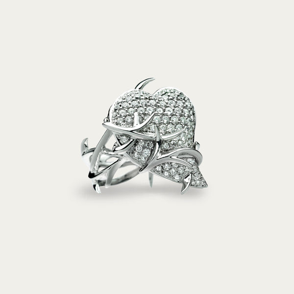 shaun leane Impassioned Cherish Ring - 18ct White Gold & Diamond