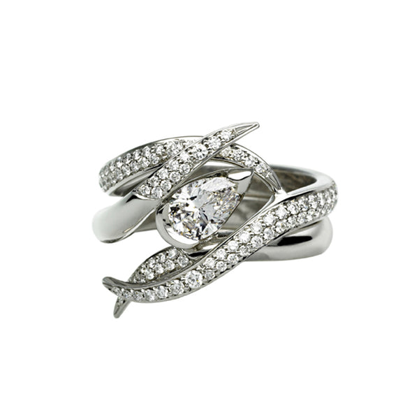 shaun leane Interlocking Ariana50 Engagement Ring Set - Platinum & 1ct Diamond