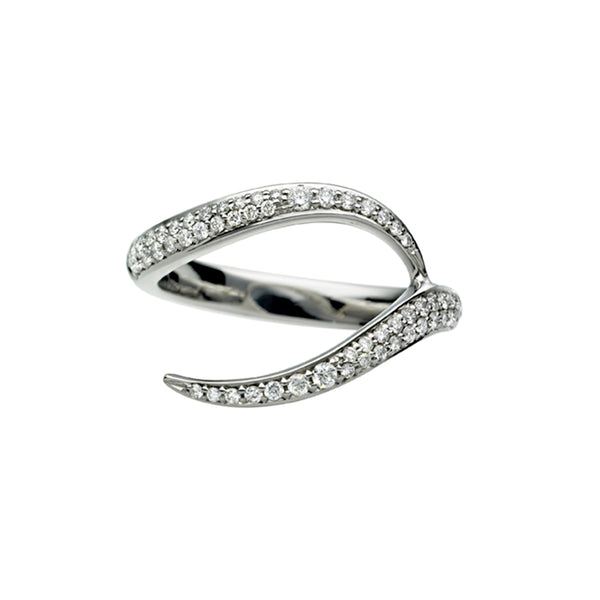 shaun leane Interlocking Ariana50 Wedding Ring - Platinum & 0.37ct Diamond