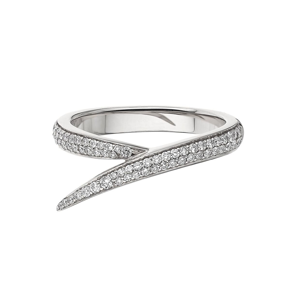 Shaun Leane Interlocking Duo Ring - 18ct White Gold & Diamond