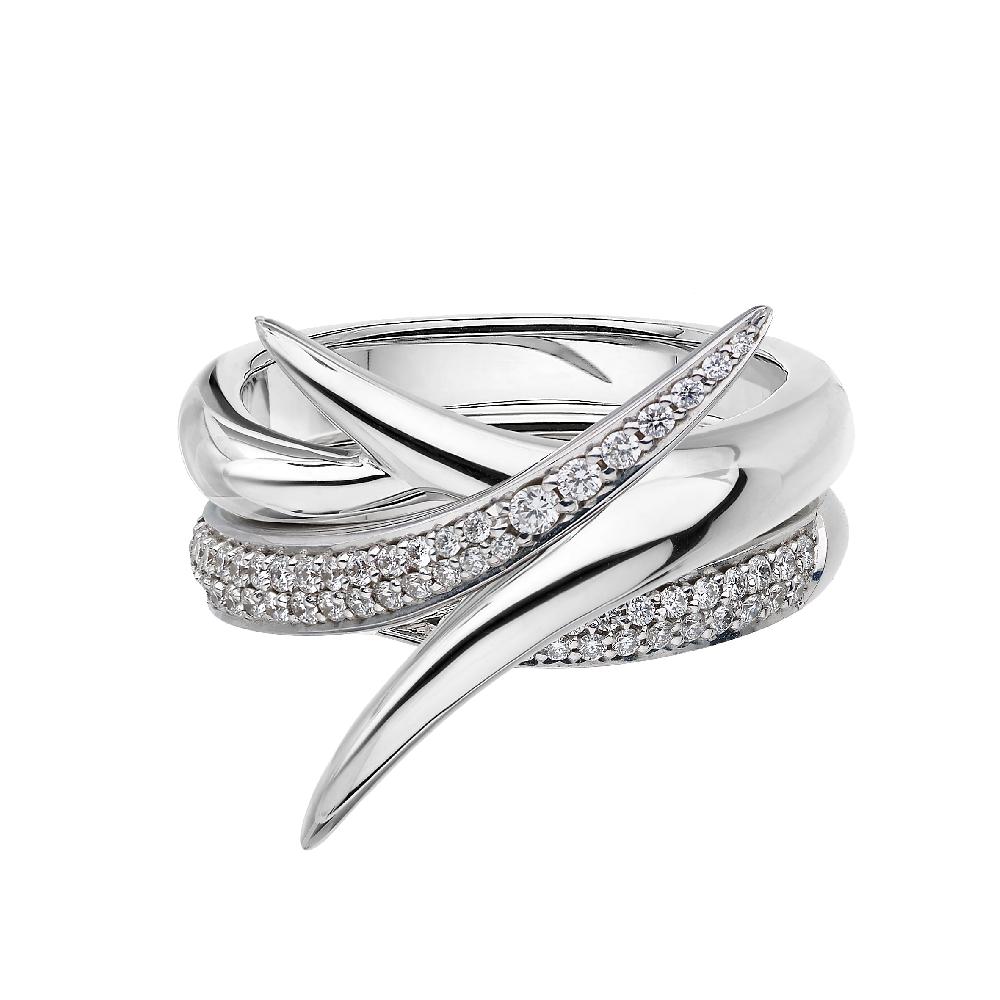 Shaun Leane Interlocking Embrace Ring - 18ct White Gold