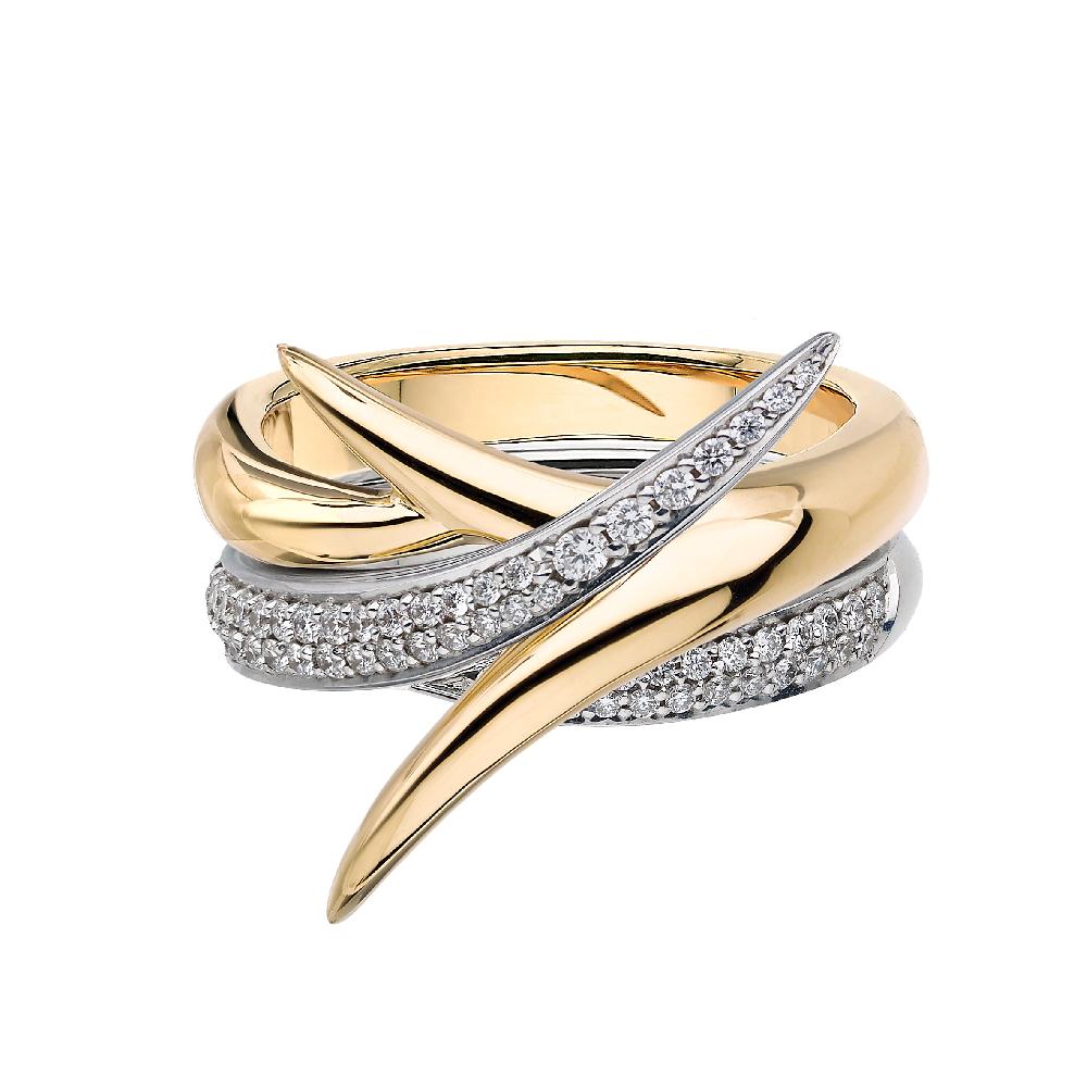 Shaun Leane Interlocking Embrace Ring - 18ct Yellow Gold