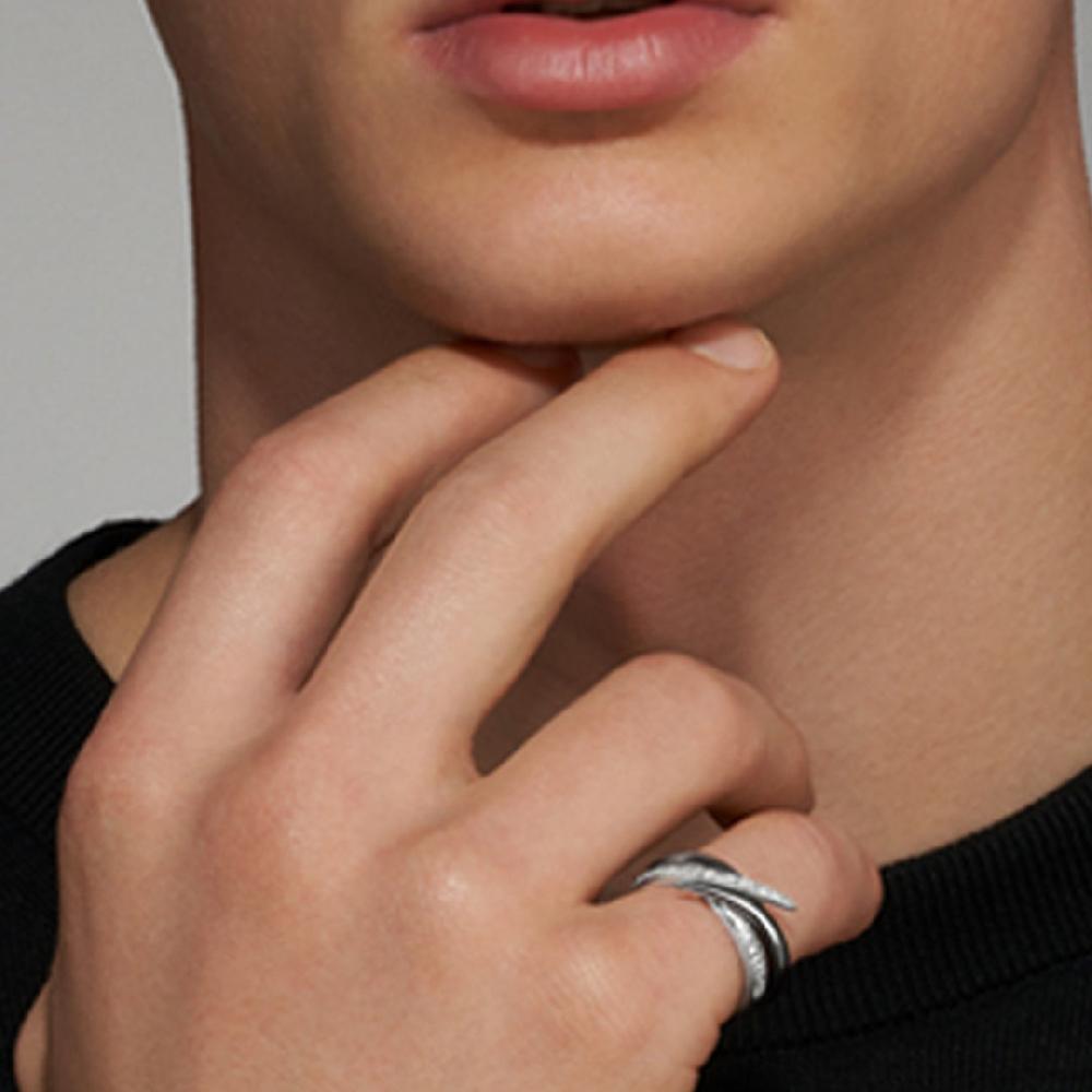 Shaun Leane Interlocking Single Ring - 18ct White Gold & Diamond