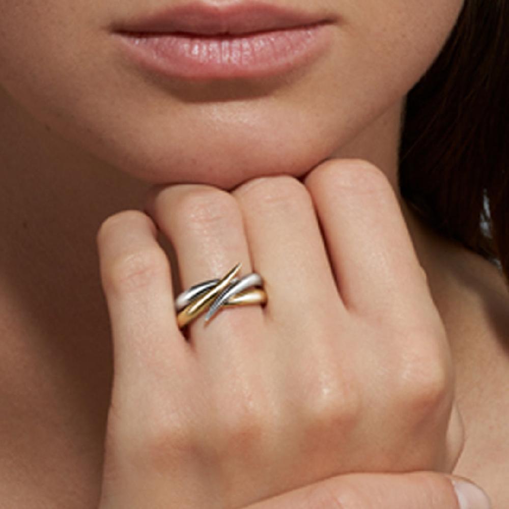 Shaun Leane Interlocking Single Ring - 18ct Yellow Gold