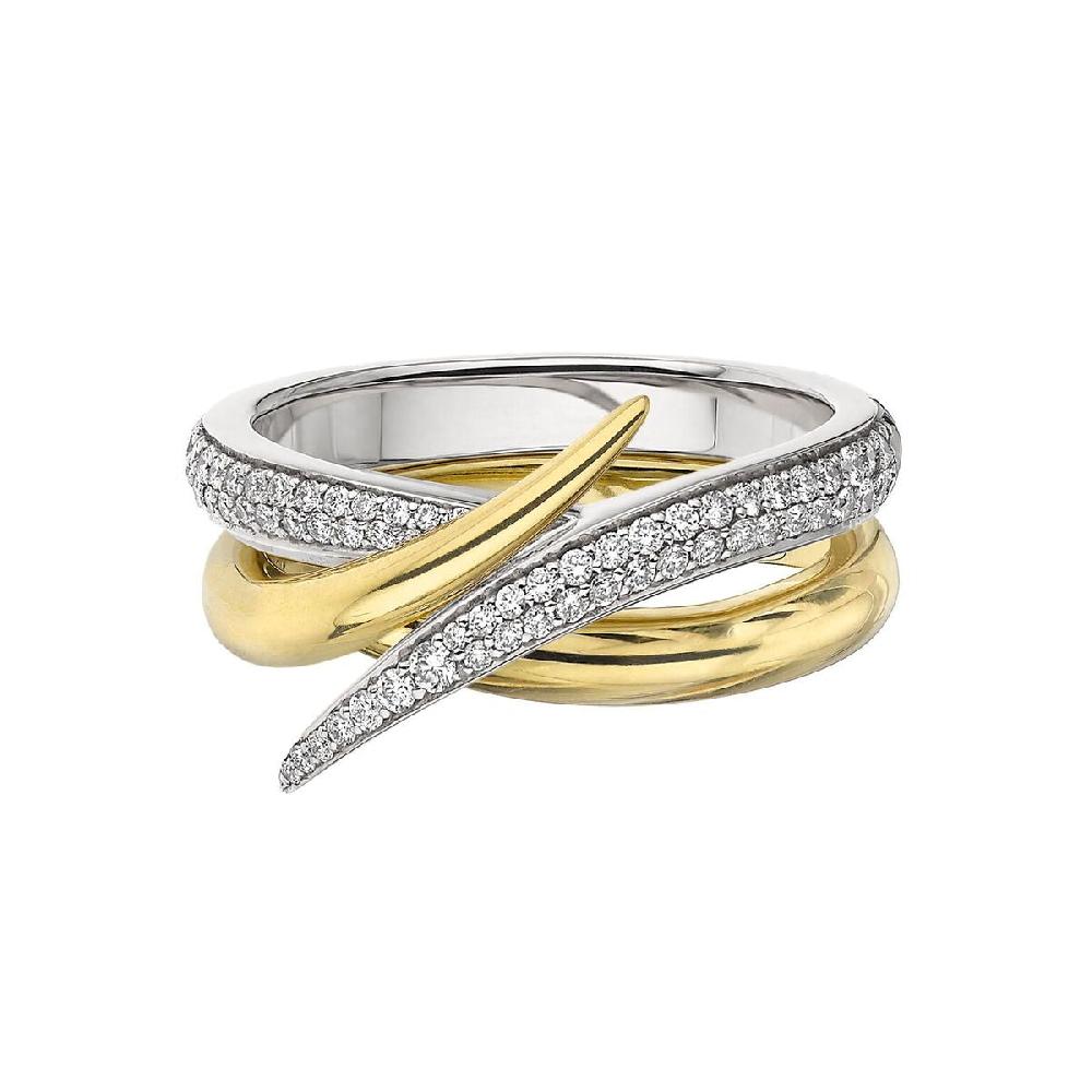 Shaun Leane Interlocking Single Ring - 18ct Yellow Gold