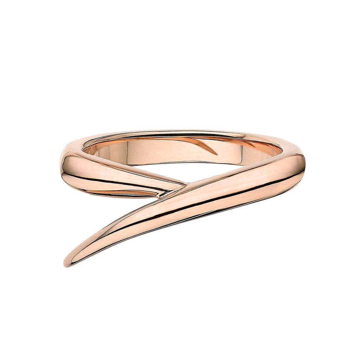 Shaun Leane Interlocking Stacked Ring - 18ct Rose Gold & White Diamond
