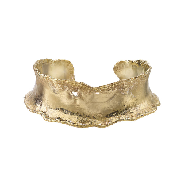 shaun leane Neptune Distressed Choker - Yellow Gold Vermeil