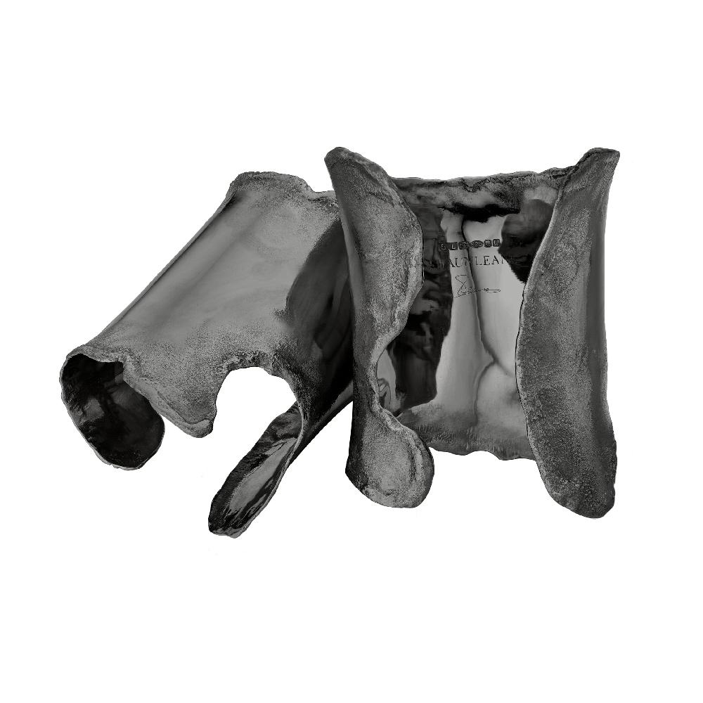 Shaun Leane Neptune Distressed Cuffs - Silver Black Rhodium
