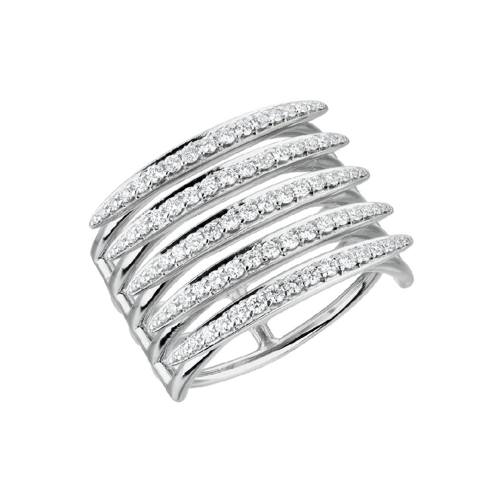 Shaun Leane Quill Fine Ring - 18ct White Gold & Diamond