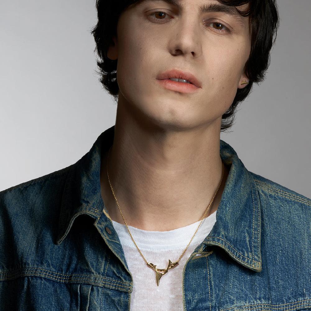 Shaun Leane Rose Thorn Branch Pendant - Yellow Gold Vermeil