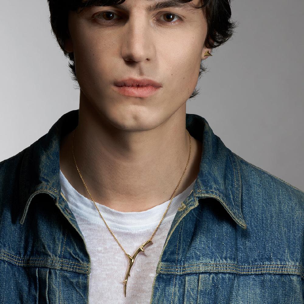 Shaun Leane Rose Thorn Single Stud Earring - Yellow Gold Vermeil