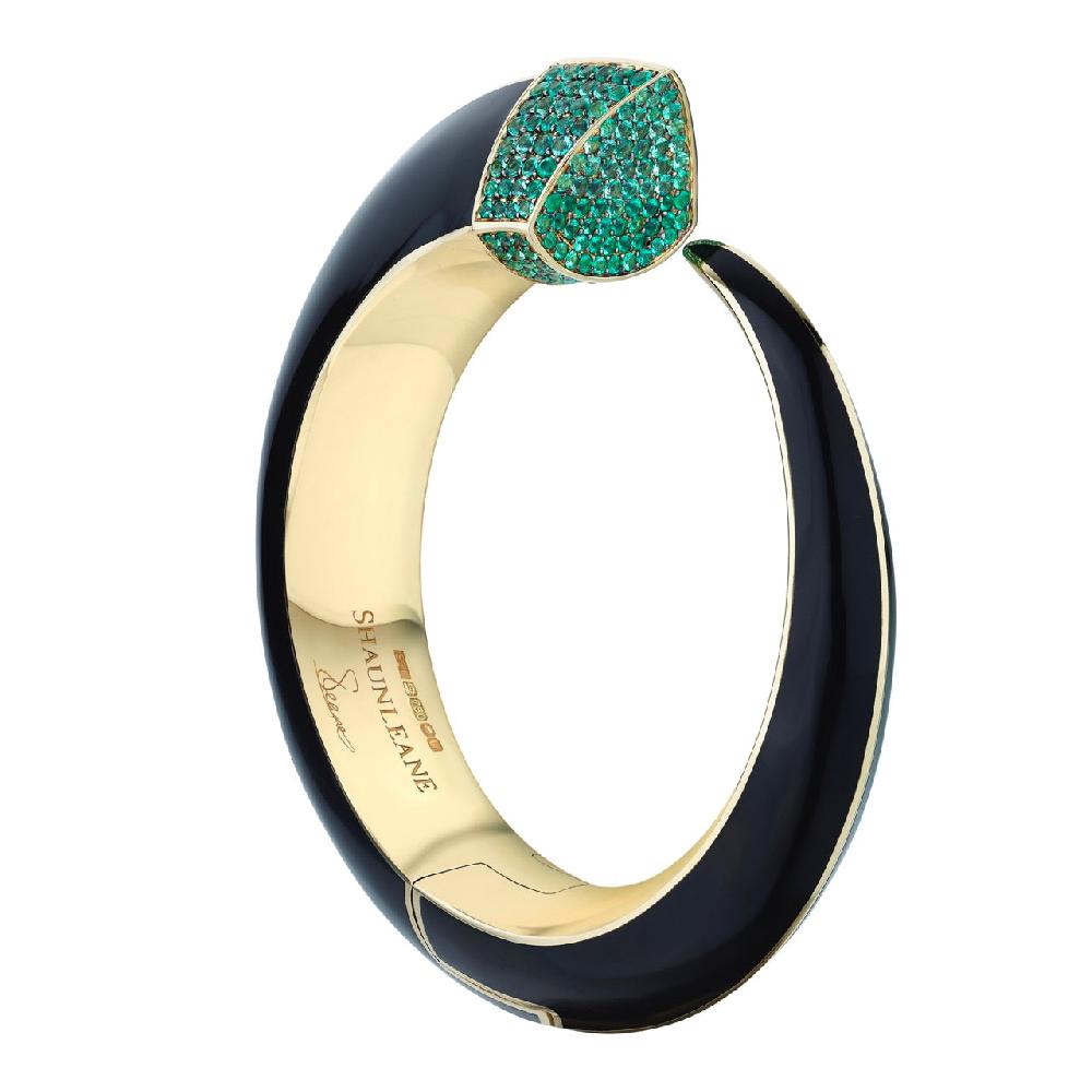 Shaun Leane Sabre Couture Cuff - 18ct Yellow Gold & Emerald