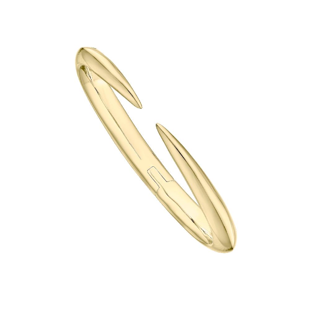 Shaun Leane Sabre Deco Cuff Bangle - Yellow Gold Vermeil