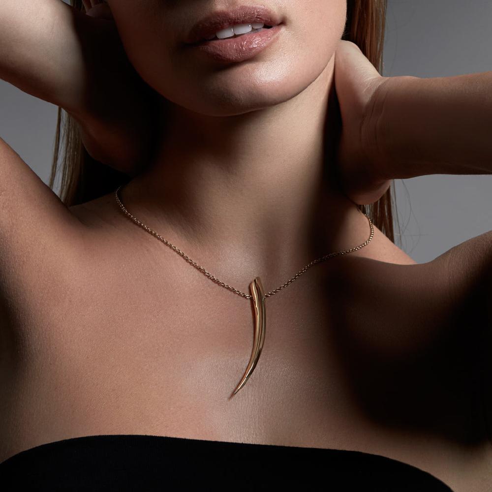 Shaun Leane Sabre Fine Large Necklace - 18ct Yellow Gold