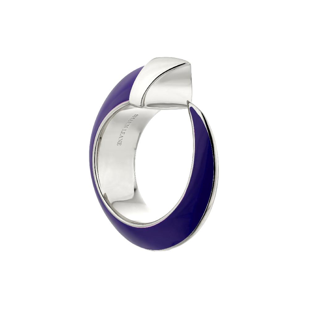 Shaun Leane Sabre Solis Ring - Silver & Atlantic Ceramic