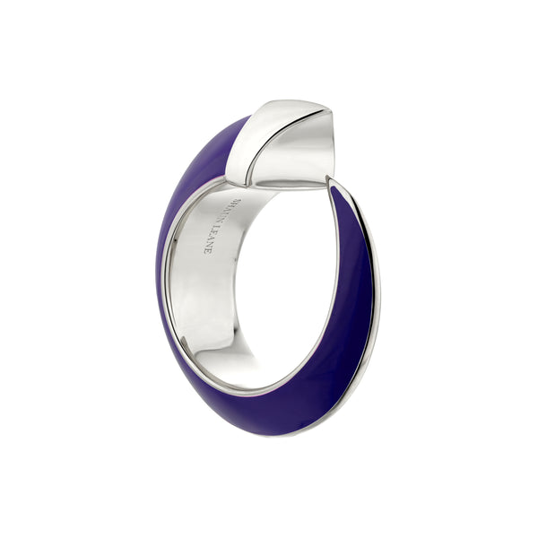 shaun leane Sabre Solis Ring - Silver & Atlantic Ceramic