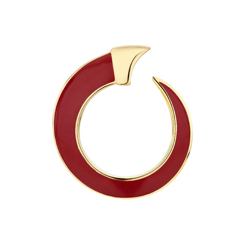 Shaun Leane Sabre Solis Ring - Yellow Gold Vermeil & Sienna Ceramic