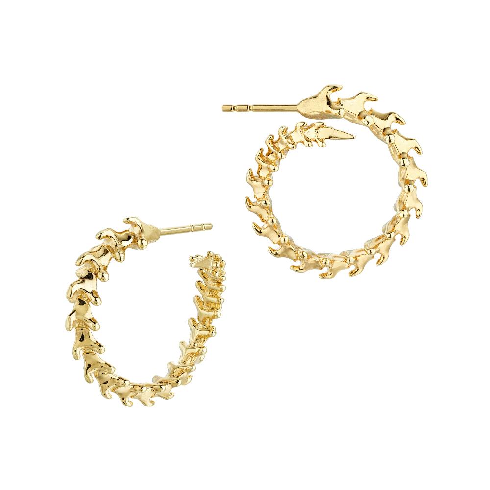 Shaun Leane Serpent's Trace Hoop Earrings - Yellow Gold Vermeil