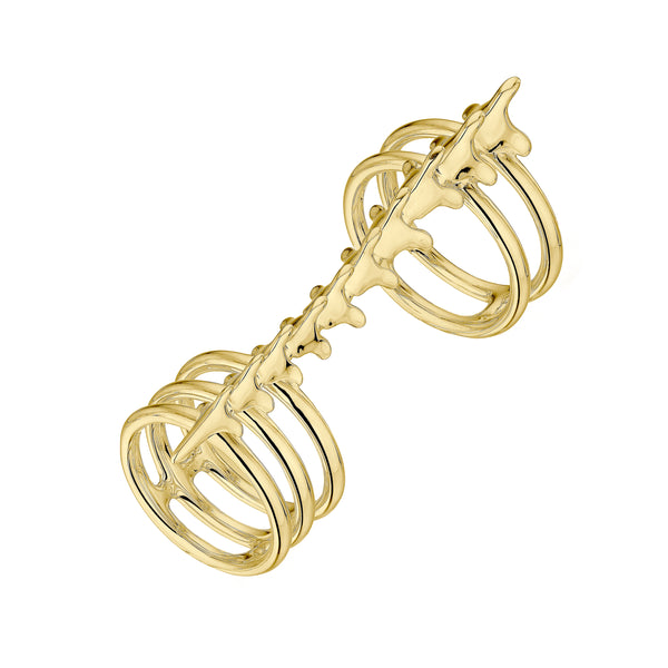 shaun leane Serpent's Trace Long Ring - Yellow Gold Vermeil