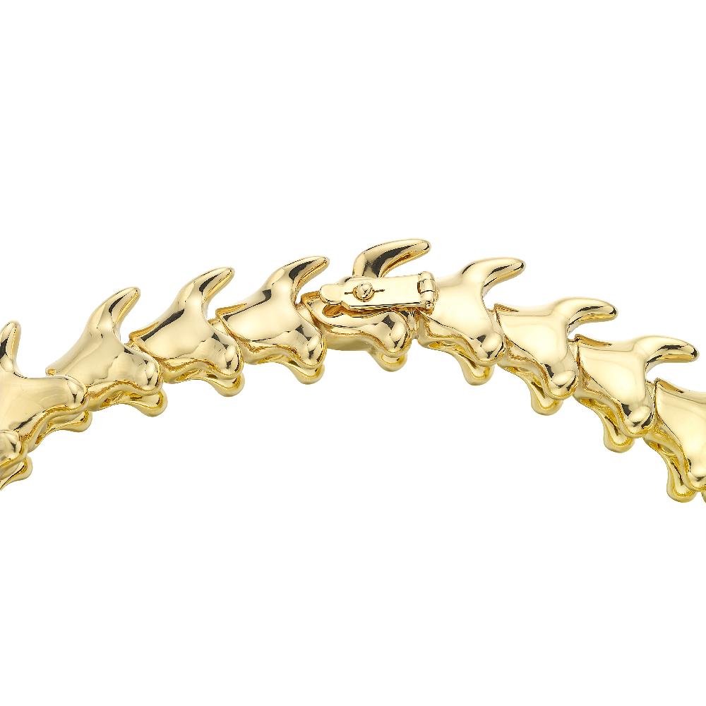 Shaun Leane Serpent's Trace Wide Bracelet - Yellow Gold Vermeil