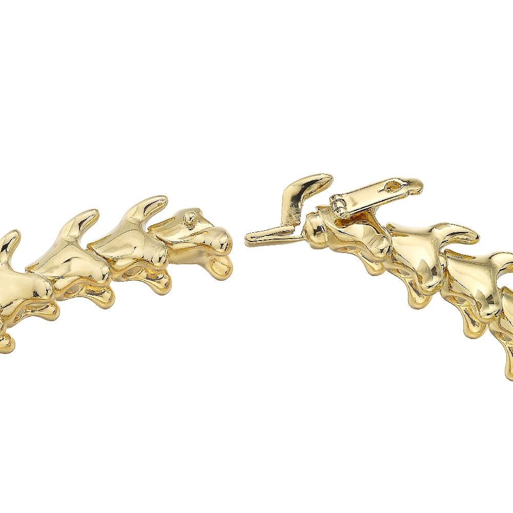 Shaun Leane Serpent's Trace Wide Bracelet - Yellow Gold Vermeil