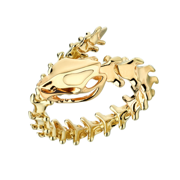 shaun leane Serpent's Trace Wrap Ring - Yellow Gold Vermeil
