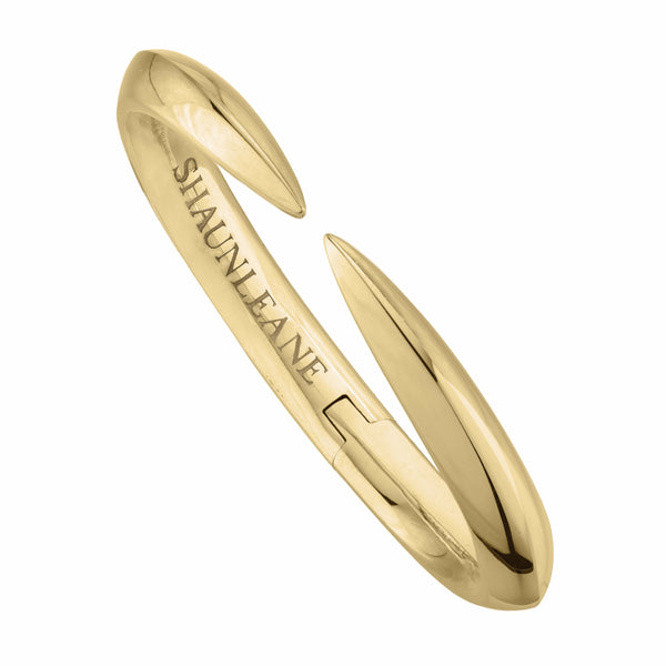 shaun leane Arc Bangle - Yellow Gold Vermeil