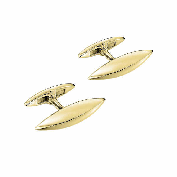 shaun leane Arc Cufflinks - Yellow Gold Vermeil