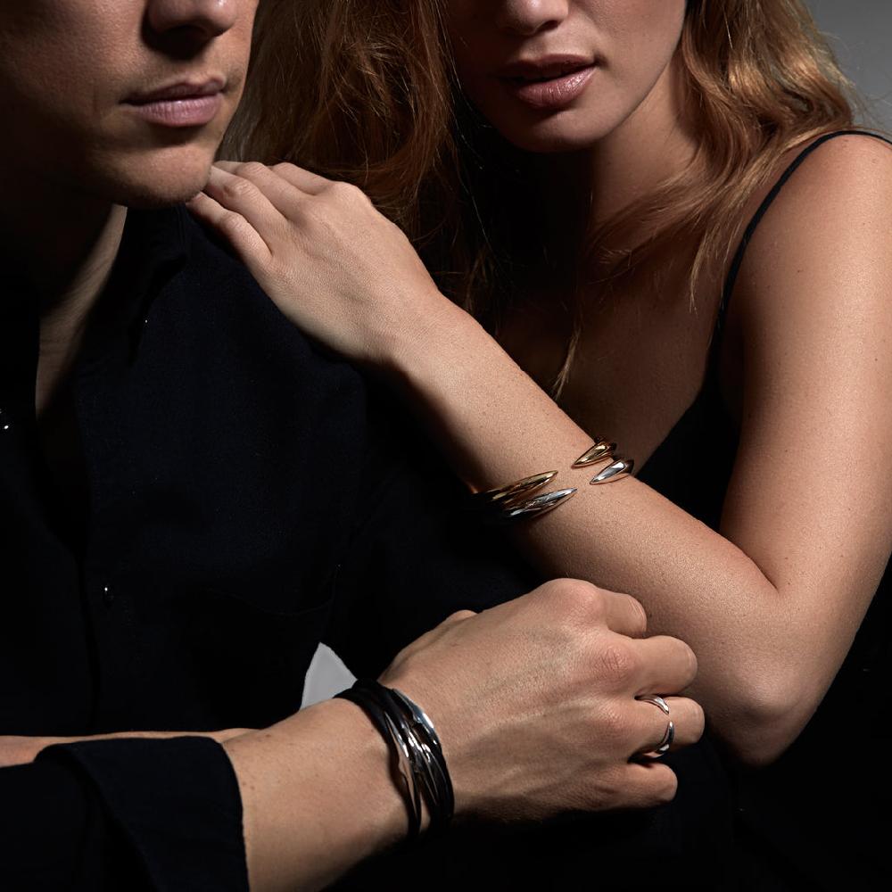 Shaun Leane Arc Multi Wrap Bracelet - Leather & Silver