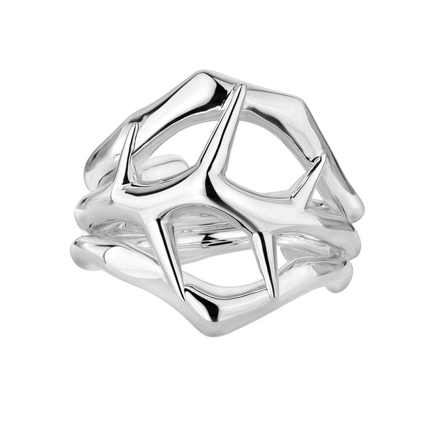 shaun leane Blackthorn Triple Ring - Silver