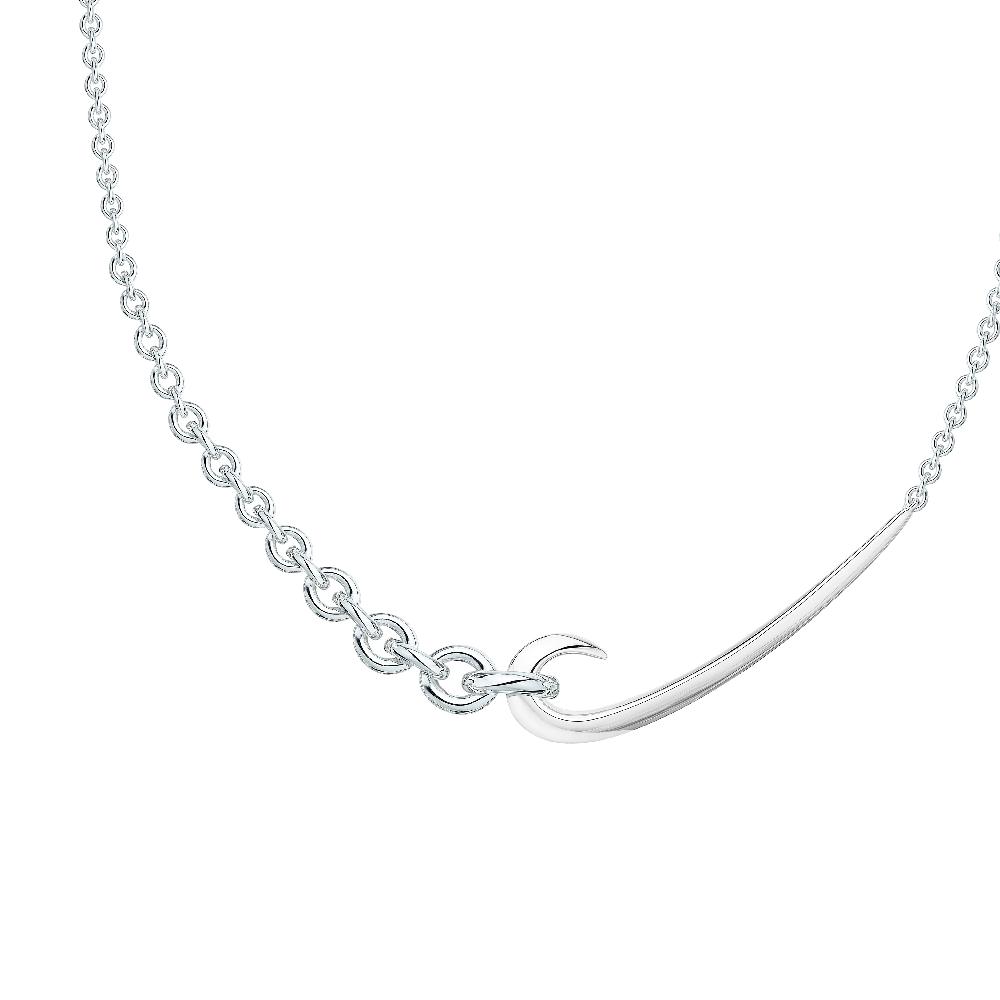 Shaun Leane Hook Chain Choker Pendant - Silver